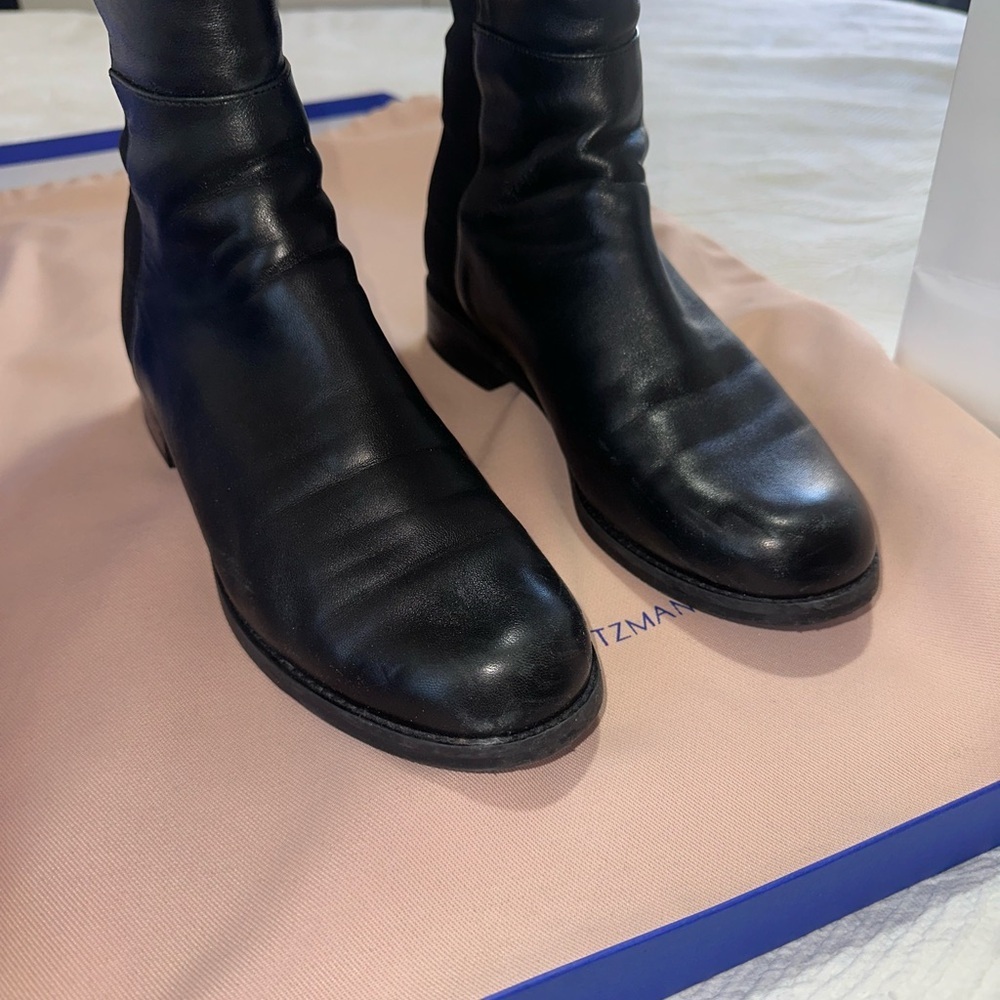 Stuart Weitzman Leather over the knee 5050 boots - Picture 10 of 13